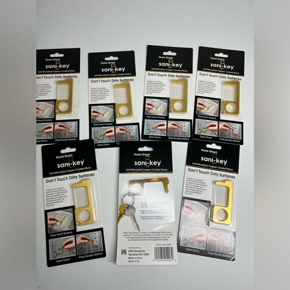 Bundle of 7 Sani-Keys NWT - Picture 1 of 6